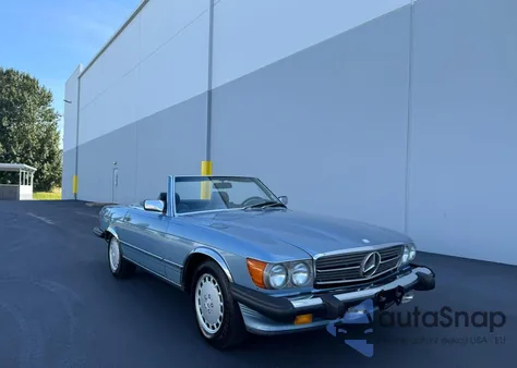 1987 Mercedes-Benz 560 Sl из США, поврежденный, VIN WDBBA48D0HA065066